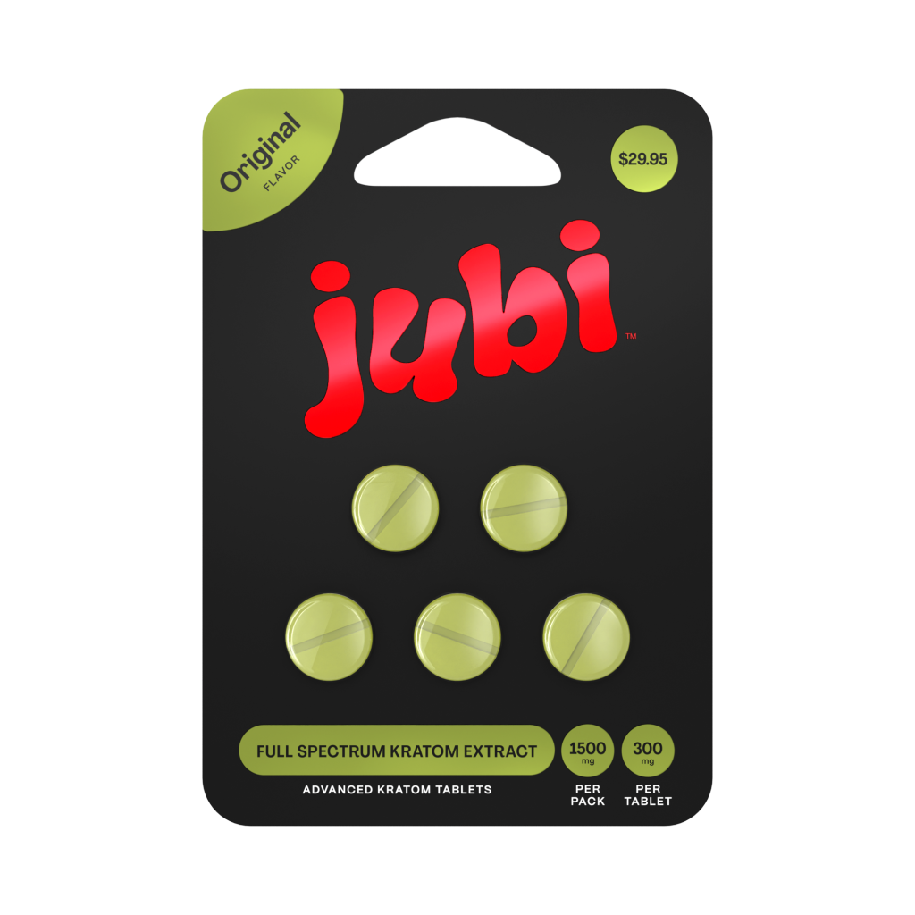 Jubi Full Spectrum Kratom Extract Tablets – 1500MG | 5CT