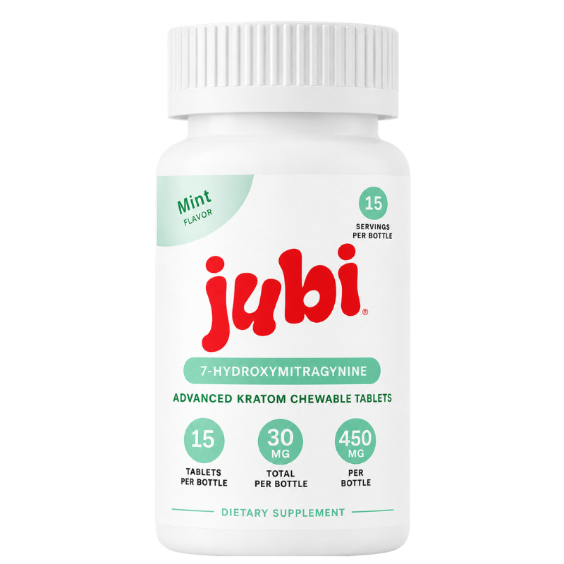 Jubi 7-Hydroxymitragynine Chewable Tablets – 15CT | 30MG Per Tablet | 450MG Total - Image 3