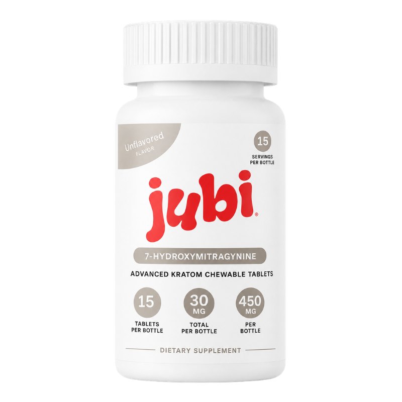 Jubi 7-Hydroxymitragynine Chewable Tablets – 15CT | 30MG Per Tablet | 450MG Total - Image 2